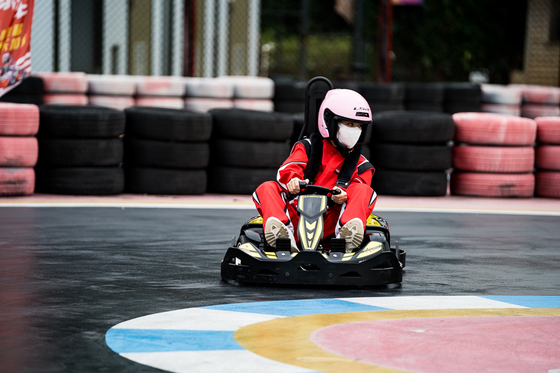 Laufen von elektrischen Karting-Pedal Kart-Batterie-Gokarten für Kindererwachsen-Jüngeres
