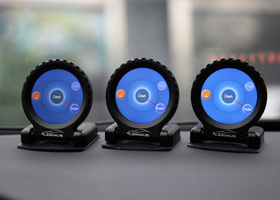 Universalaluminiumrahmen OBD2 U/min messen blauen LCD-Selbstmessgerät-Tachometer ab