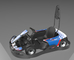 Laufen von elektrischen Karting-Pedal Kart-Batterie-Gokarten für Kindererwachsen-Jüngeres